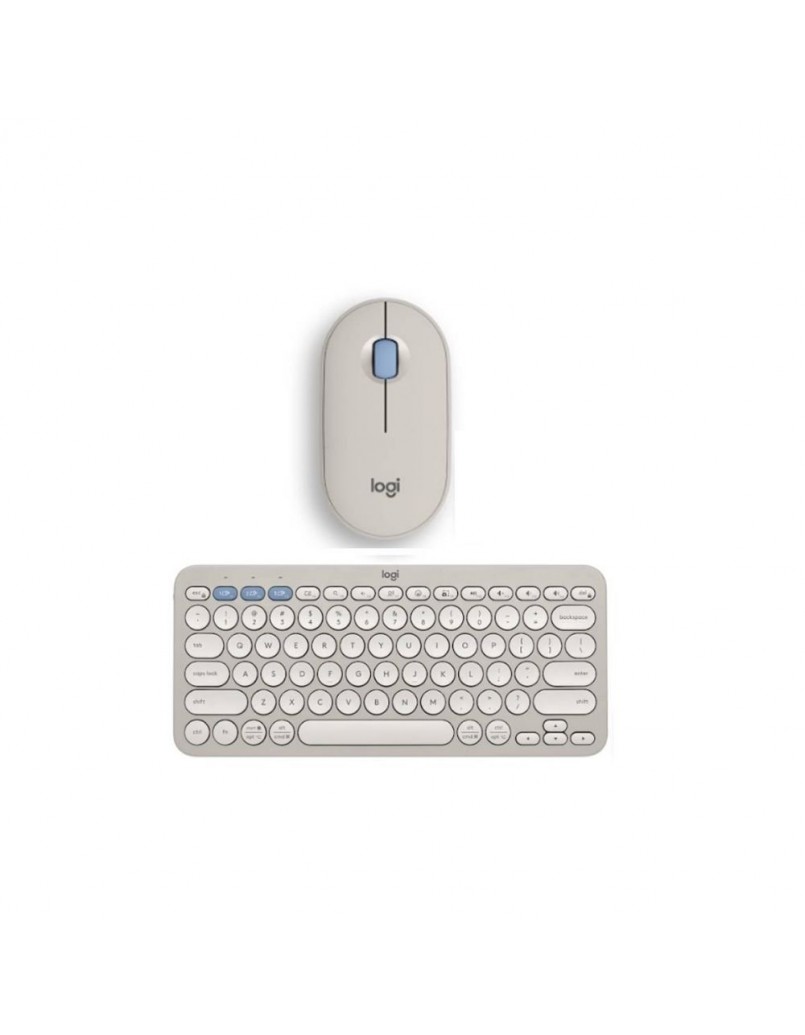 Logitech Pebble 2 Bluetooth Keyboard and Mouse Combo - White
